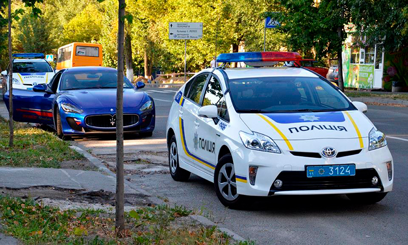 Полицейские Украины разбили 1300 автомобилей за четыре года