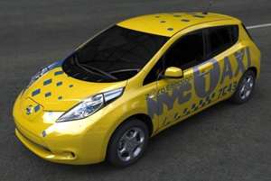 Электромобиль Nissan Leaf пробуют в роли такси