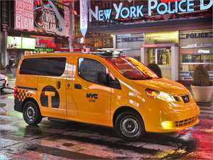 Nissan - официальный поставщик такси в Нью-Йорке