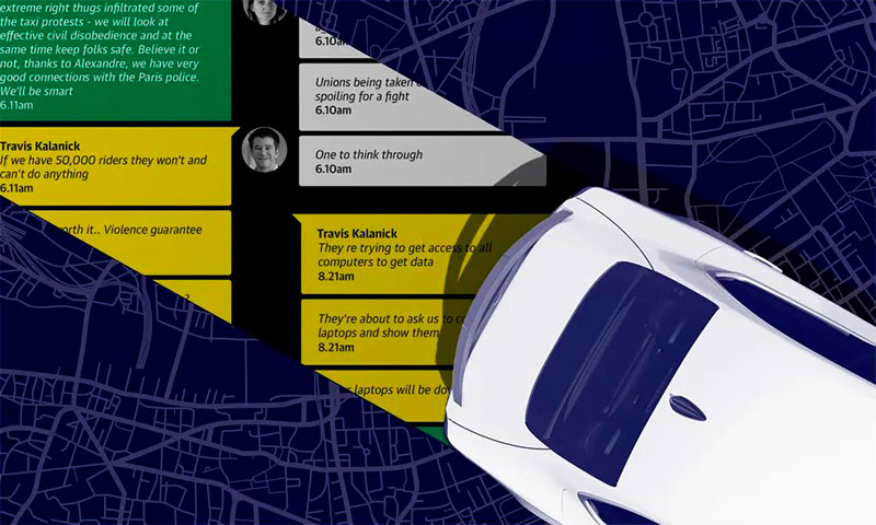 Расследования ICIJ об Uber: лобби в лице Макрона и аварийная кнопка против полиции