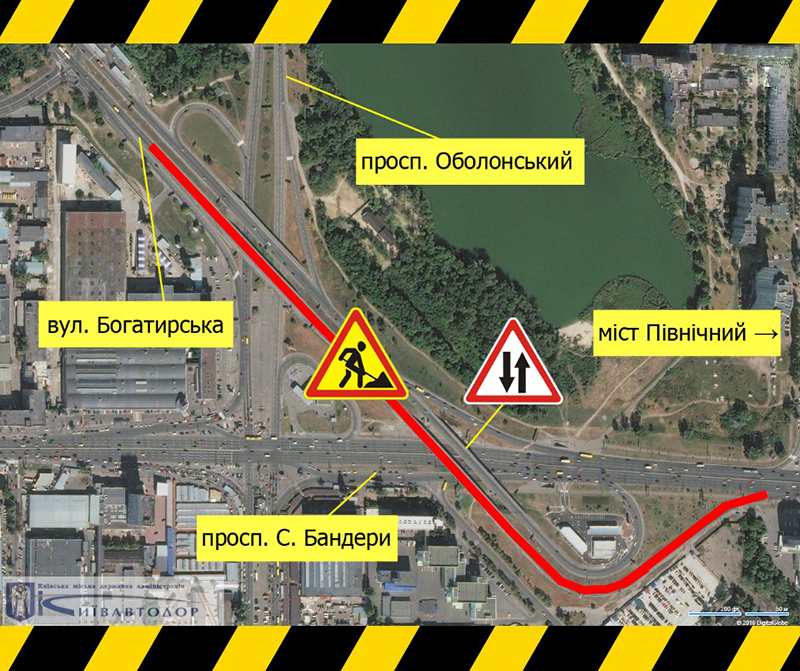 В Киеве перекроют еще одну транспортную артерию (карта)