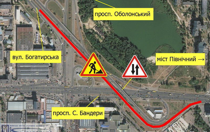 В Киеве перекроют еще одну транспортную артерию (карта)