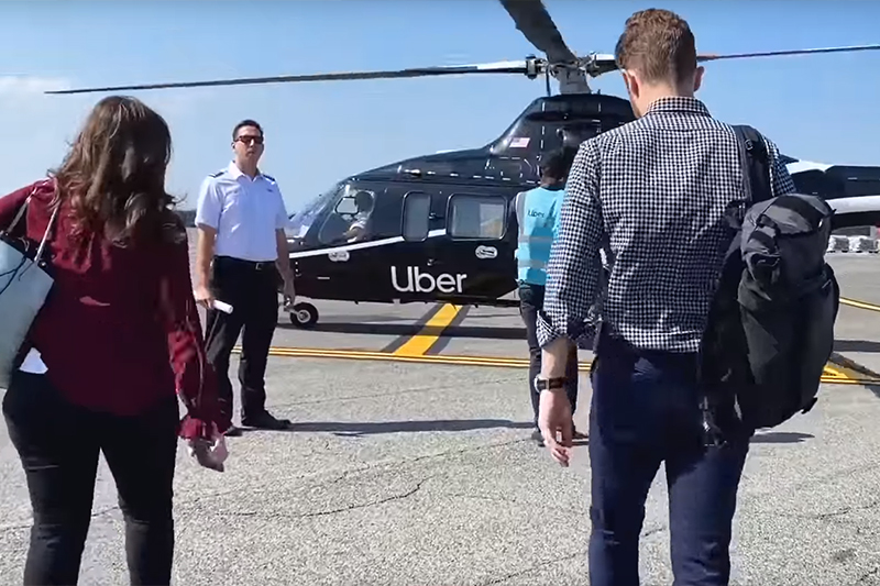 Uber запускает вертолетное такси в Нью-Йорке - Uber Copter