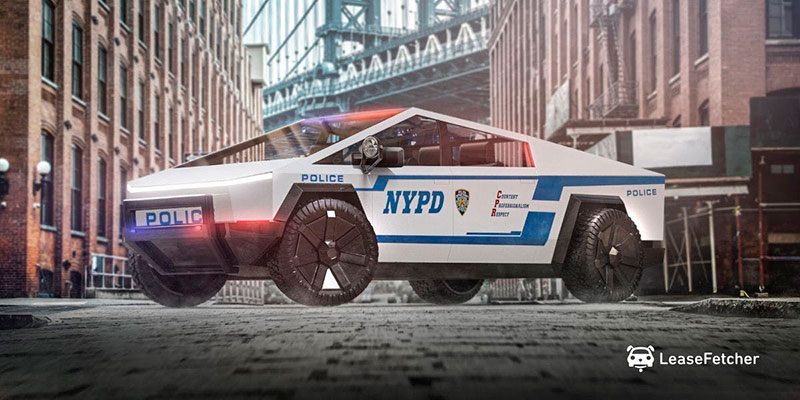 Новый электромобиль Tesla Cybertruck в полиции и такси (фото) - Такси Сервис