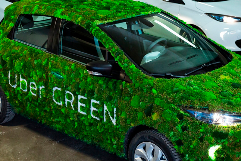 Электромобили на платформе Uber Green проехали более 8 млн километров в Киеве