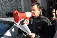 Забастовка такси во Львове - таксисты против отмены лицензий. Видео