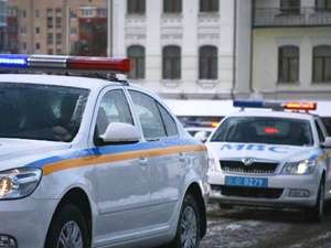 В Киеве патрульный автомобиль Кобры устроил аварию