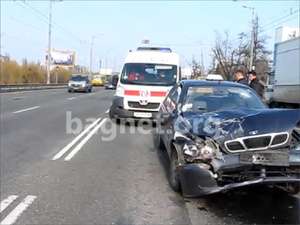  Авария такси в Киеве: пострадала пассажирка